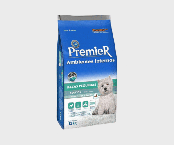 Ração PremieR Pet Ambientes Internos para Cães Adultos – Raças Pequenas – 12kg