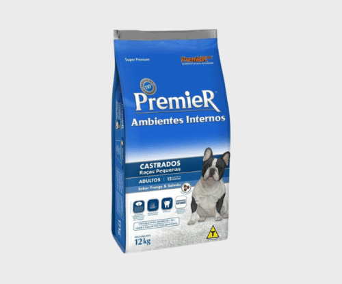 Ração PremieR Pet Ambientes Internos Castrados para Cães Adultos – Raças Pequenas – 12kg