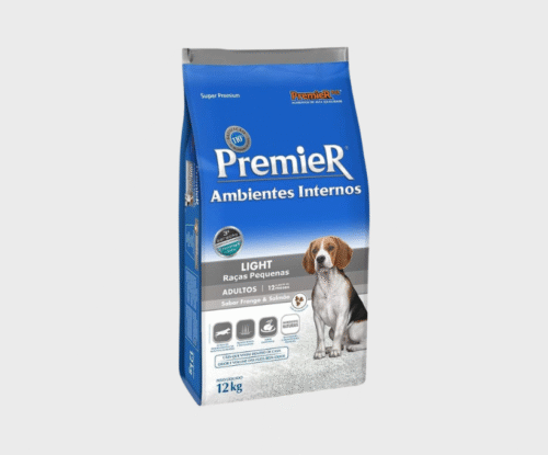 Ração PremieR Pet Ambientes Internos Light para Cães Adultos – Raças Pequenas – 12kg